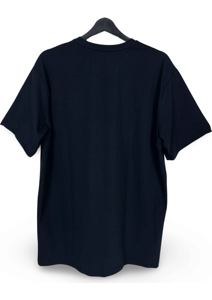 Move Forward Cool Ayıcık Baskılı Loose Fit Bisiklet Yaka Unisex Tişört Siyah