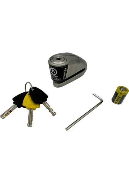 Auvray B-Lock 10 Çelik Alarmlı Disk Kilidi 10 Mm. 120 Db.