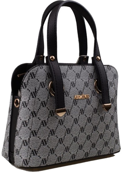 Gri Casual Kadın Noktalı El Çantası -03151 indirimleri