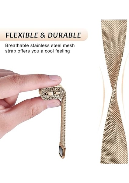 Huawei Watch Fit 3 Uyumlu Kordon Paslanmaz Çelik Metal Bükülmeye Dayanıklı Manyetik Klips Saat Kayış indirimleri