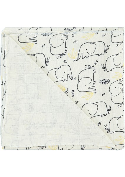 Erkek Bebek 75X75CM Battaniye 0-24 Ay Sarı