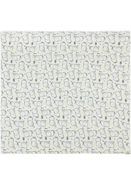 Erkek Bebek 75X75CM Battaniye 0-24 Ay Sarı fiyatları