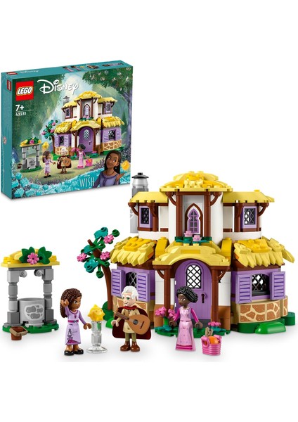 │ Disney Asha Nın Evi 43231 7 Yaş ve Üzeri Çocuklar ve Disney Dilek Filminin Hayranları Için Inşa Edilebilen Yaratıcı Oyuncak Yapım Seti 509 Parça
