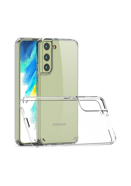 Samsung Galaxy S22 Kılıf Crysolite Tam Koruma Şeffaf Sert Silikon