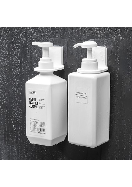 Fırçalanmış Stil Banyo Kanca Sabun Şişesi Duş Jeli Şişe Tutucu Duvar Asılı El Sabunu Depolama Rafı Su Geçirmez Sabunluk Kanca (Yurt Dışından) modelleri