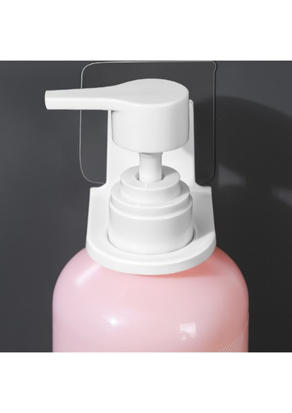 Fırçalanmış Stil Banyo Kanca Sabun Şişesi Duş Jeli Şişe Tutucu Duvar Asılı El Sabunu Depolama Rafı Su Geçirmez Sabunluk Kanca (Yurt Dışından) fırsatları
