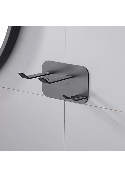 Bir Stil Saç Kurutma Makinesi Raf Siyah Alüminyum Saç Kurutma Makinesi Depolama Raf Kurutucu Tutucu Banyo Dyson Süpersonik Saç Kurutma Makinesi Tutucu Полка Для Ванной (Yurt Dışından)