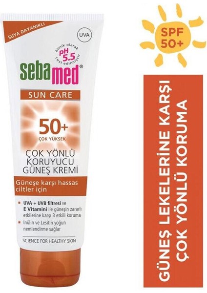 Çikolata Bronzluğu-Sebamed Leke Karşıtı Yüz Güneş Kremi SPF50