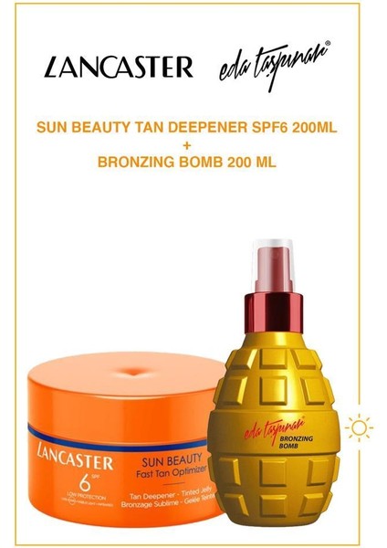 Çikolata Bronzluğu Spf6-Altın Bronzluk Bomba Seti