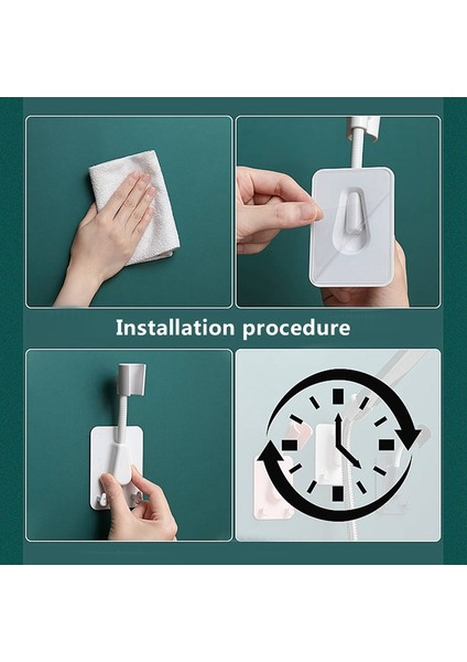 gr Tarzı 360 Evrensel Ayarlanabilir Duş Aparatı Tutucu 2 Kancalı Plastik Duş Başlığı Standı Tutucu Duvara Yapışkan Banyo Rafı Banyo Için (Yurt Dışından) indirimleri