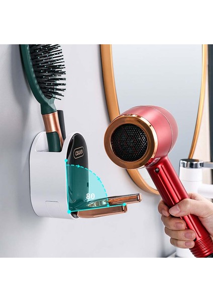 Beyaz-2 Tarzı Duvara Monte Saç Kurutma Makinesi Tutucu Dyson Saç Kurutma Makinesi Organizatör Katlanabilir Depolama Rafı Dyson Saç Kurutma Makinesi Banyo Aksesuarları (Yurt Dışından) indirimleri