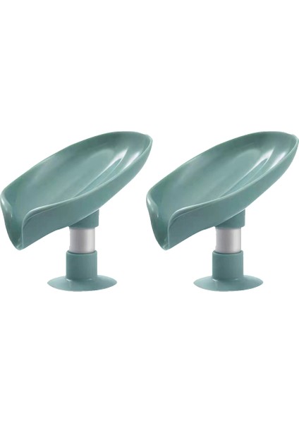 2 Adet Tarzı Uction Fincan Sabunluk Banyo Duş Için Taşınabilir Yaprak Sabunluk Plastik Sünger Tepsi Mutfak Banyo Aksesuarları (Yurt Dışından)