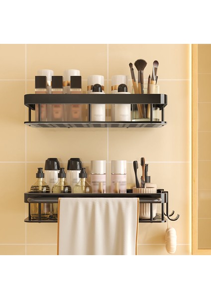 Gümüş Tarzı Banyo Rafları Metal Duş Rafı Matkapsız Depolama Rafı Şampuan Tutucu Tuvalet Raf Organizatör Banyo Aksesuarları (Yurt Dışından) modelleri