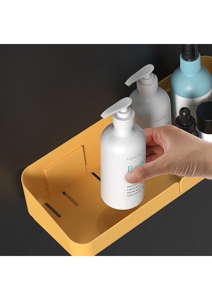 C Tarzı Banyo Depolama Raf Raf Makyaj Kutusu Organizatör Cosmetampoo Raf Duş Rafı Duvar Baharat Hiçbir Sondaj Tuvalet Standı (Yurt Dışından) fiyatları