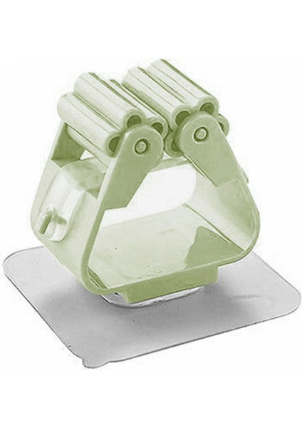 A-Yeşil Tarzı Duvara Monte Paspas Organizatör Tutucu Fırça Süpürge Askı Ev Depolama Rafı Banyo Emme Asılı Boru Kanca Ev Aletleri Ev (Yurt Dışından)