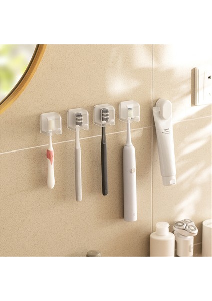 B Tarzı Diş Fırçası Tutucu Duvara Monte Kendinden Yapışkanlı Toz Geçirmez Kapak Elektrikli Diş Fırçası Rafı Ev Banyo Organizatör Diş Fırçası Için (Yurt Dışından) fiyatları