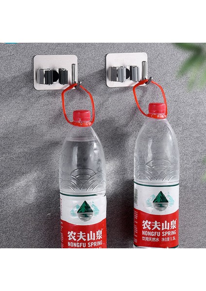 Gri Tarzı 304 Paslanmaz Çelik Duvara Monte Paspas Süpürge Organizatör Güçlü Askı Kancası Tutucu Mutfak Banyo Aksesuarları Depolama Aracı (Yurt Dışından) indirimleri