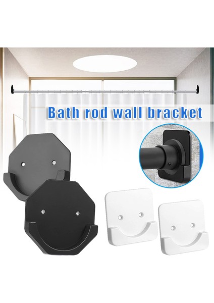 Beyaz Stil Kare Sıcak Satış Duş Perdesi Çubuk Tutucu Çok Amaçlı Duvara Monte Kaymaz Tutucu Banyo Için Kolay Kurulum Banyo Depolama Yeniden (Yurt Dışından) modelleri