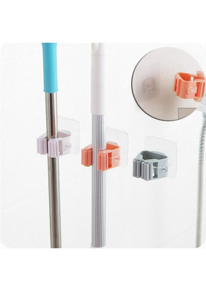 Pembe Tarzı 1 Adet Yüksek Li Duvara Monte Paspas Organizatör Tutucu Fırça Süpürge Askısı Ev Depolama Rafı Banyo Emme Asılı Boru Kancaları (Yurt Dışından) fiyatları