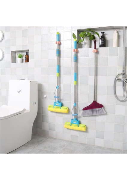 Pembe Tarzı 1 Adet Yüksek Li Duvara Monte Paspas Organizatör Tutucu Fırça Süpürge Askısı Ev Depolama Rafı Banyo Emme Asılı Boru Kancaları (Yurt Dışından) fırsatları