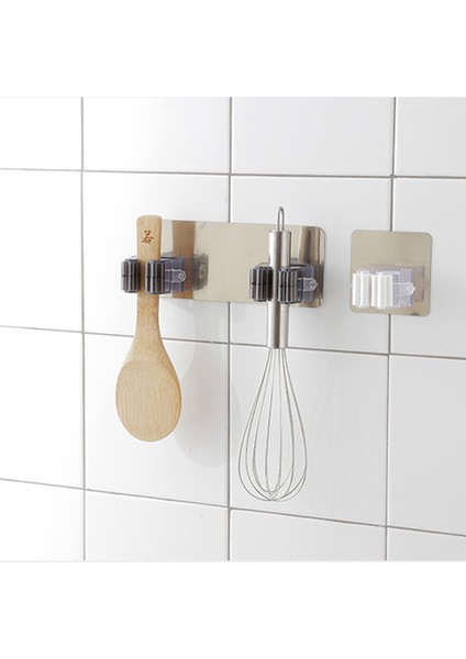 1 Adet-Yeşil Tarzı Adet Mutfak Banyo Yapışkanlı Çok Amaçlı Kancalar Duvara Monte Paspas Organizatör Tutucu Rackbrush Süpürge Askısı Güçlü Kancalar (Yurt Dışından) fiyatları