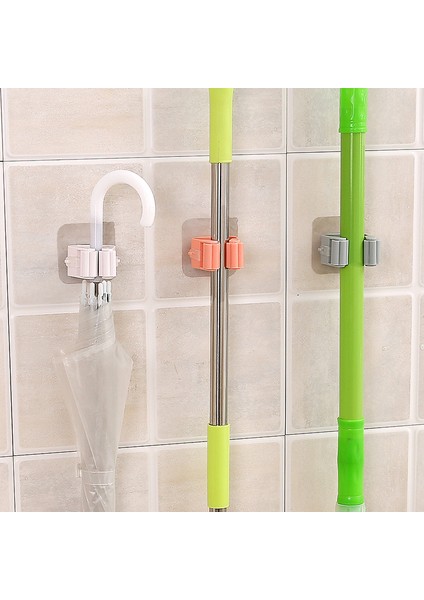 1 Adet-Yeşil Tarzı Adet Mutfak Banyo Yapışkanlı Çok Amaçlı Kancalar Duvara Monte Paspas Organizatör Tutucu Rackbrush Süpürge Askısı Güçlü Kancalar (Yurt Dışından) indirimleri