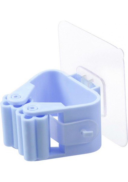 Mavi Stil 1 Adet Yüksek Li Duvara Monte Paspas Organizatör Tutucu Fırça Süpürge Askısı Ev Depolama Rafı Banyo Emme Asılı Boru Kancaları (Yurt Dışından)