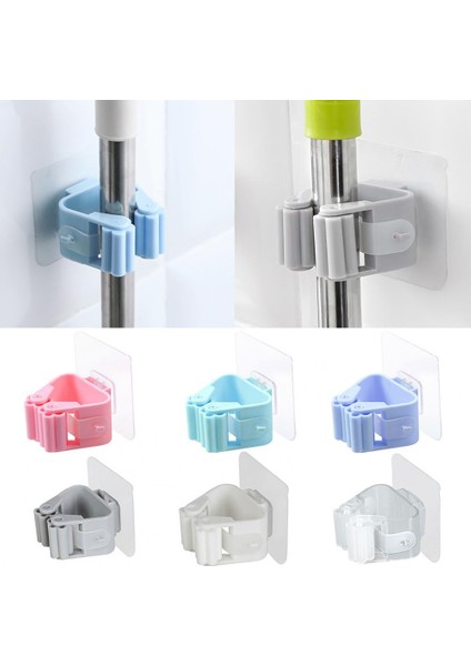 Mavi Stil 1 Adet Yüksek Li Duvara Monte Paspas Organizatör Tutucu Fırça Süpürge Askısı Ev Depolama Rafı Banyo Emme Asılı Boru Kancaları (Yurt Dışından) fiyatları