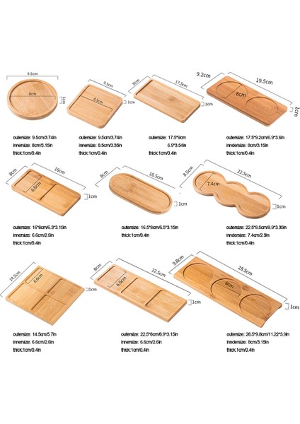 H Tarzı Ahşap Sabunluk Tepsisi Vanity Tezgah Şişeleri Organizatör Tutucu Yuvarlak Kare Mumlar Takı Depolama Tepsisi Banyo Için (Yurt Dışından) fiyatları