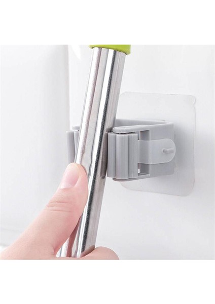 Mavi Stil 1 Adet Yüksek Li Duvara Monte Paspas Organizatör Tutucu Fırça Süpürge Askısı Ev Depolama Rafı Banyo Emme Asılı Boru Kancaları (Yurt Dışından) indirimleri
