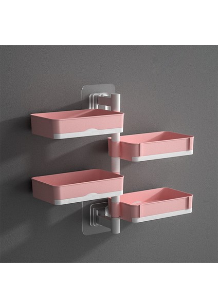 Gri Tarzı 2022 Yeni Sabun Duvar Tutucu Döner Banyo Aksesuarı Raf Duvar Organizasyon Ürünleri Duş Organizatör Banyo Aksesuarları (Yurt Dışından)