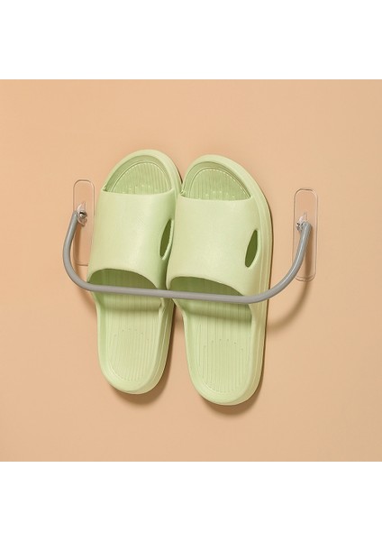 Gri Tarzı 1 Parça Kendinden Yapışkanlı Terlik Raf Banyo Tuvalet Havlu Drenaj Kanca Duvara Monte Yatak Odası Mutfak Depolama Kanca Ayakkabı Asılı Tutucu (Yurt Dışından) fiyatları