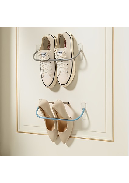 Gri Tarzı 1 Parça Kendinden Yapışkanlı Terlik Raf Banyo Tuvalet Havlu Drenaj Kanca Duvara Monte Yatak Odası Mutfak Depolama Kanca Ayakkabı Asılı Tutucu (Yurt Dışından) modelleri