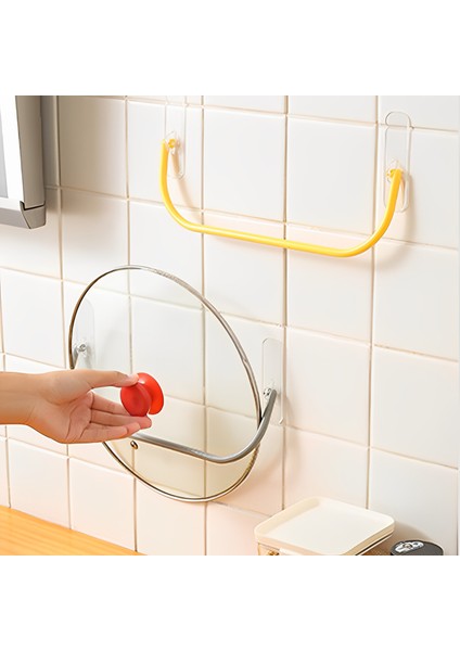 Gri Tarzı 1 Parça Kendinden Yapışkanlı Terlik Raf Banyo Tuvalet Havlu Drenaj Kanca Duvara Monte Yatak Odası Mutfak Depolama Kanca Ayakkabı Asılı Tutucu (Yurt Dışından) fırsatları