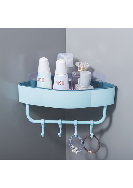 Bir Stil Ücretsiz Yumruk Duvar Köşe Banyo Rafları Raf Kanca Banyo Aksesuarları Şampuan Duş Rafı Tutucu Depolama Raf Organizatör (Yurt Dışından) indirimleri
