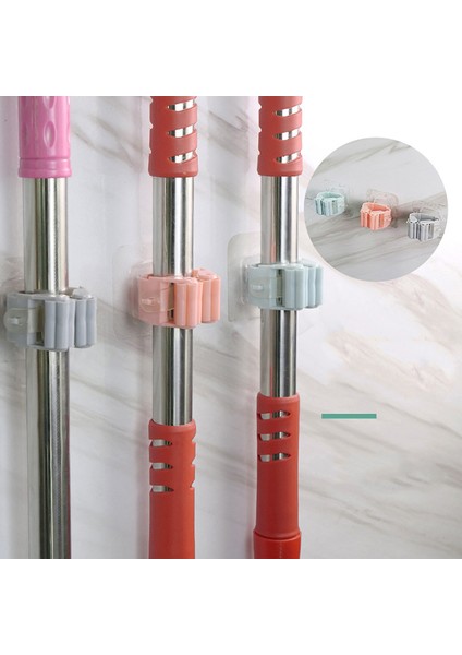 Bir Stil Yüksek Li Duvara Monte Paspas Klip Paspas Organizatör Tutucu Fırça Süpürge Askı Ev Depolama Rafı Banyo Emme Asma Kancaları (Yurt Dışından) fırsatları