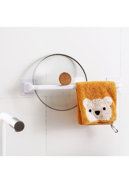 Beyaz Stil 34CM Yeni Pp Havlu Askısı Banyo Havlu Tutucu Standı Mutfak Dolabı Kapı Asılı Organizatör Raf Duvara Monte Havlu Askısı 24.5cmcm (Yurt Dışından) fırsatları
