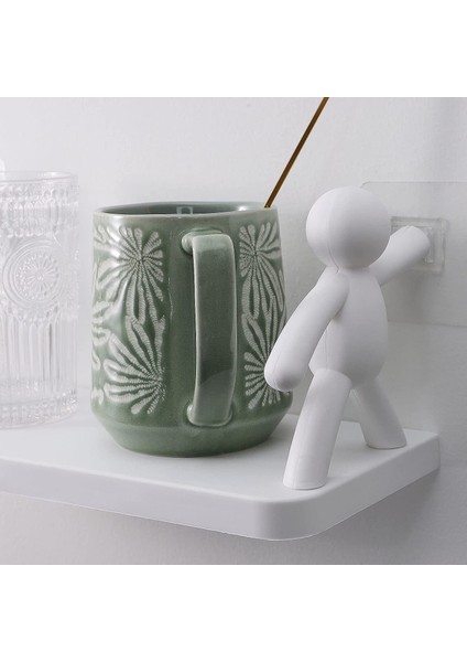 Gri Tarzı Yüzen Raflar Banyo Duvara Monte Raf, Kötü Duvar Asılı Raf Delme-Ücretsiz Insansı Depolama Rafı Banyo Depolama (Yurt Dışından) indirimleri