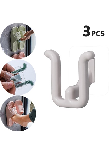 Beyaz-1pcs Tarzı Banyo Terlik Raf Duvara Monte Kapalı Ev Deliksiz Tuvalet Drenaj Raf Depolama Ayakkabı Raf Tuvalet Askı Kancası (Yurt Dışından) indirimleri
