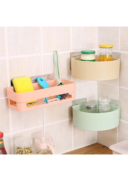 C Tarzı Ev Duvara Monte Banyo Raf Banyo Tuvalet Depolama Banyo Rafı Raf Raf Yumruk Depolama Ücretsiz Duvara Monte R1I8 (Yurt Dışından) modelleri