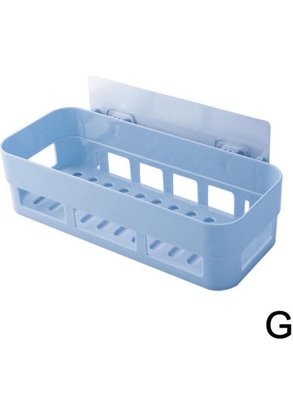 G Tarzı Ev Duvara Monte Banyo Raf Banyo Tuvalet Depolama Banyo Rafı Raf Raf Yumruk Depolama Ücretsiz Duvara Monte R1I8 (Yurt Dışından)