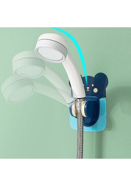 C Tarzı 1 Adet Karikatür Duş Başlığı Tutucu Ayarlanabilir Kendinden Yapışkanlı Duş Başlığı Braketi Duvara Montaj Yumruk Ücretsiz Su Geçirmez Banyo Aksesuarları (Yurt Dışından) indirimleri