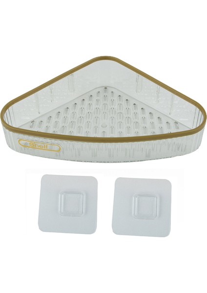 C Tarzı Tuvalet Duş Depolama Tutucu Banyo Raf Direği Raflar Şampuan Tepsisi Standı Hiçbir Sondaj Duvara Monte Üçgen Raf Raf (Yurt Dışından)