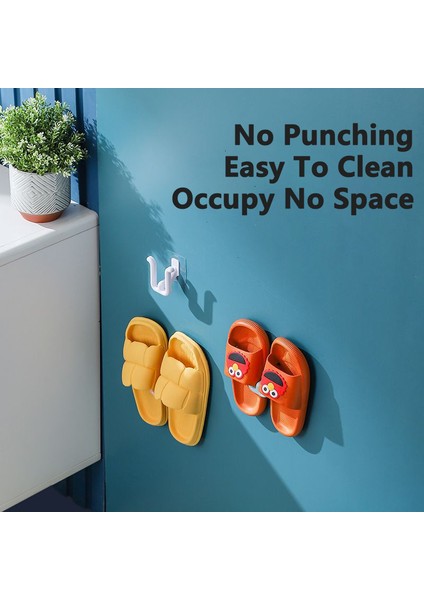 Beyaz-3pcs Tarzı Banyo Terlik Raf Duvara Monte Kapalı Ev Deliksiz Tuvalet Drenaj Raf Depolama Ayakkabı Raf Tuvalet Askı Kancası (Yurt Dışından) fiyatları