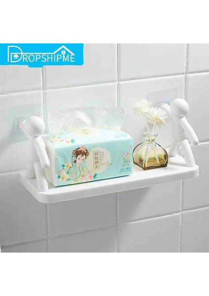 Gri Tarzı Dropshipme Banyo Rafı Hiçbir Matkap Duş Depolama Duvar Kozmetik Şampuan Sabun Organizatör Çok Amaçlı Wc Banyo Aksesuarları (Yurt Dışından) fiyatları