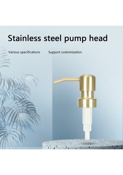 B Tarzı Paslanmaz Çelik Metal Pompa Kafası Sıvı Losyon Dispenseri Itme Tipi Losyon Pompası Kavanoz Tüp Losyon Şampuan Pompası Banyo Donanım (Yurt Dışından) modelleri