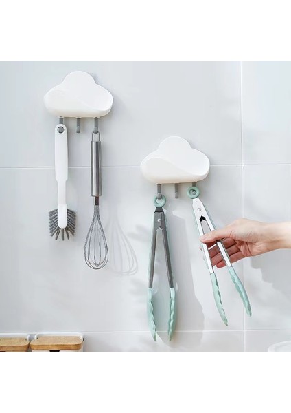 1 Adet Tarzı Bulut Şekilli Duvara Monte Damla Sabun Kutusu Mutfak Banyo Hiçbir Delme Yaratıcı Karikatür Kanca ile Çok Fonksiyonlu Sabun Depolama (Yurt Dışından) fırsatları