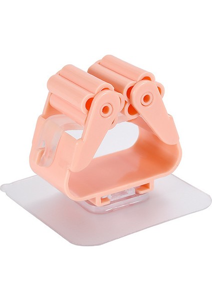 Pembe Tarzı 1 Adet Yüksek Li Duvara Monte Paspas Organizatör Tutucu Fırça Süpürge Askısı Ev Depolama Rafı Banyo Emme Asılı Boru Kancaları (Yurt Dışından)