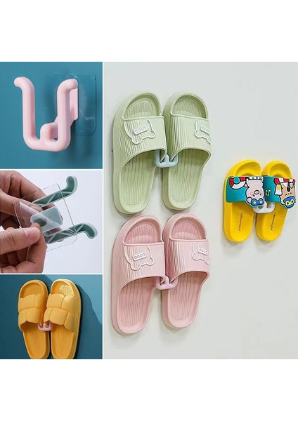 Beyaz Stil Yeni Banyo Terlik Rafı Duvara Monte Kapalı Ev Deliksiz Tuvalet Drenaj Raf Depolama Ayakkabı Rafı Tuvalet Terlik Rafı (Yurt Dışından) fırsatları