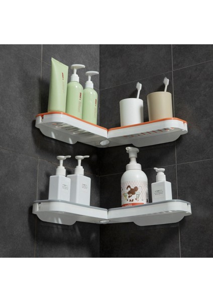 Blackwings Stili Katlanabilir Köşe Depolama Rafları Punchless Duvara Monte Banyo Tuvalet Lavabo Döner Raf Drenaj Tutucu Matkap Ücretsiz Raf (Yurt Dışından) fırsatları